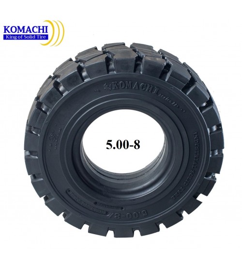 Lốp đặc 5.00-8 Komachi Thái Lan - Lốp xe nâng điện